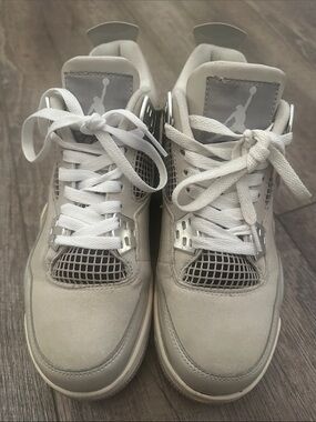 Jordan Women’s White Cream Grey Retro Sneakers